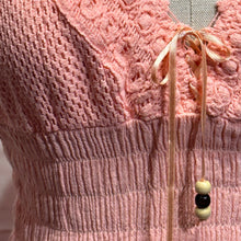 Load image into Gallery viewer, Organic Cotton Dress- Pink Pointed Hem