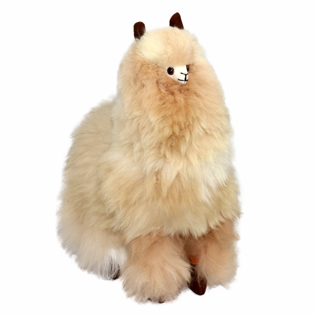 Alpaca Plush Teddy Bear/ Real Alpaca Fur