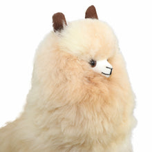 Load image into Gallery viewer, Alpaca Plush Teddy Bear/ Real Alpaca Fur
