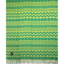 Load image into Gallery viewer, Alpaca Crafted Blanket- Throw Geometric
