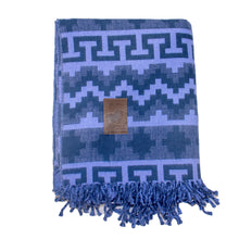 Load image into Gallery viewer, Alpaca Crafted Blanket- Throw Geometric
