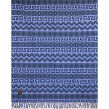 Load image into Gallery viewer, Alpaca Crafted Blanket- Throw Geometric
