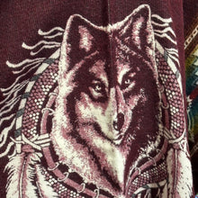 Load image into Gallery viewer, The Original Wolf Poncho- Burgundy
