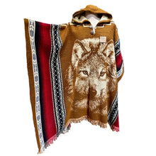 Load image into Gallery viewer, The Original Wolf Poncho- Beige
