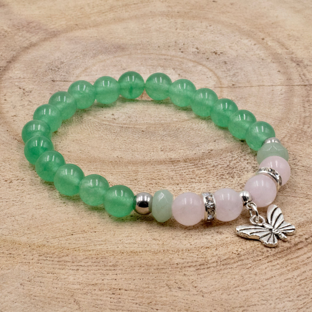 Green Aventurine- Butterfly