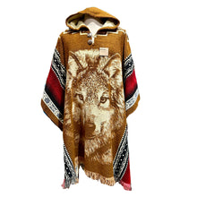 Load image into Gallery viewer, The Original Wolf Poncho- Beige
