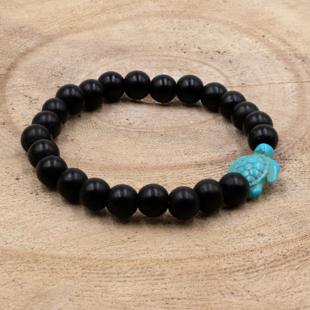 Matte Black Onyx- Turtle