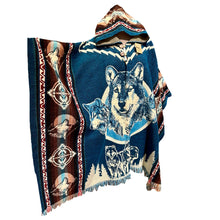 Load image into Gallery viewer, The Original Wolf Poncho- Wolf Pack
