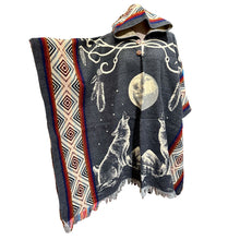 Load image into Gallery viewer, The Original Wolf Poncho- Grey
