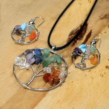 Load image into Gallery viewer, Tree Of Life Gemstone- Jewellery Set
