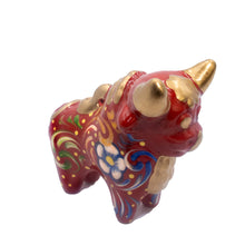 Load image into Gallery viewer, Ceramic Bull/ Hand Painted
