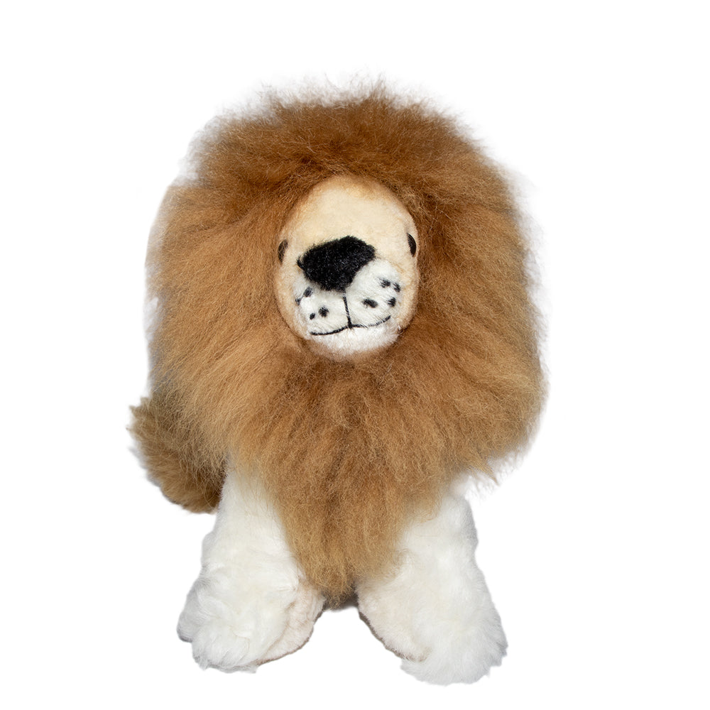 Lion Alpaca Teddy Bear